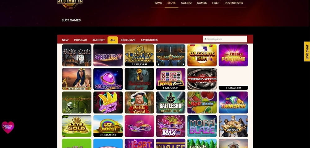 Slotmatic Casino Gambling Online