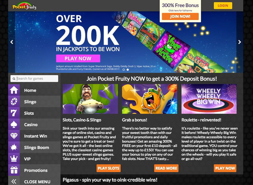 Pocket Fruity Casino Review Gambling Online