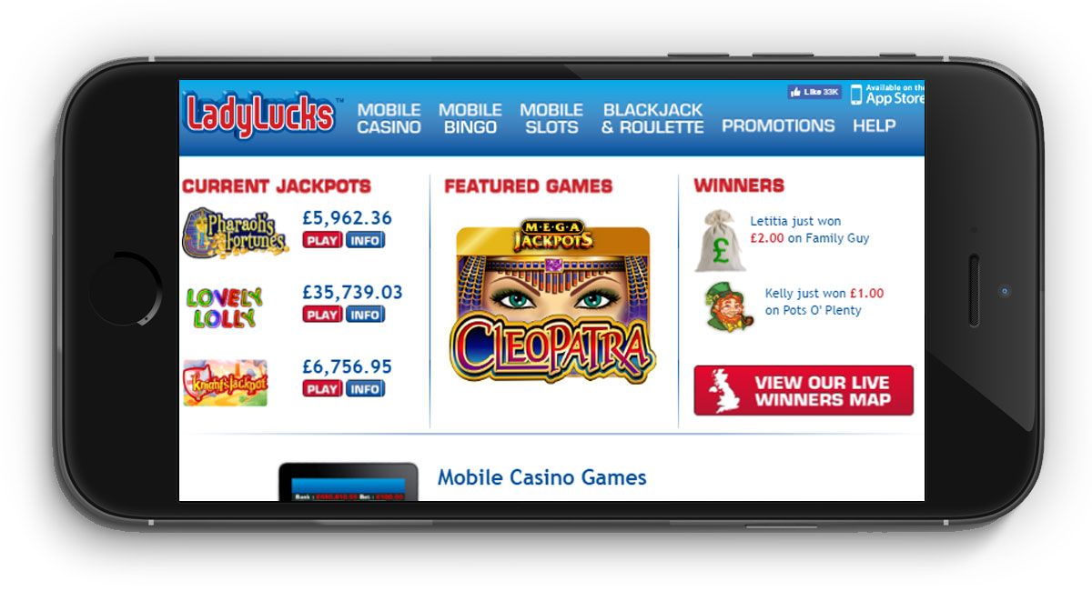 Ladylucks Mobile Gambling Online