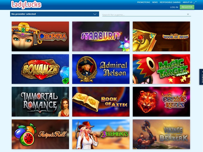 Ladylucks Casino Games Gambling Online