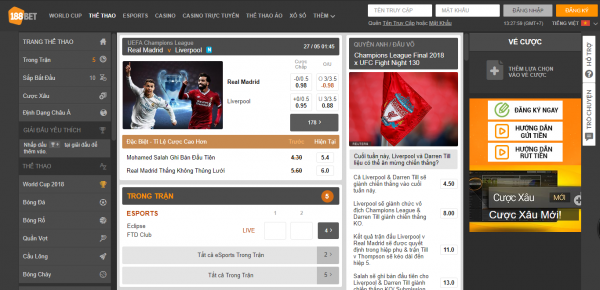 188bet Live Chat Gambling Online