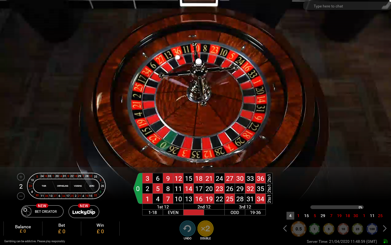 Coral Roulette Online Gambling Online