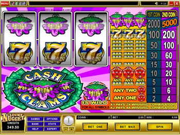 Cash Clams Slot