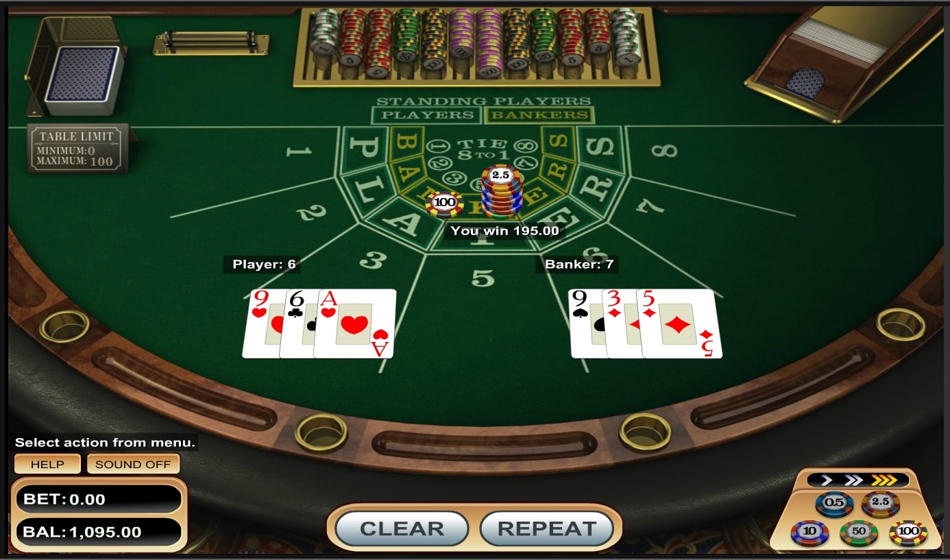 Baccarat Online Casino Bonus