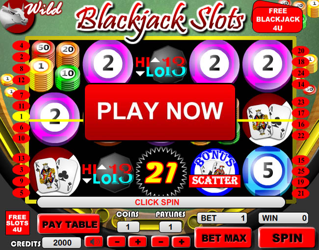 Play Blackjack Slots