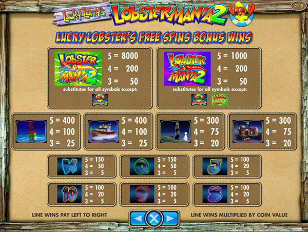 Lobstermania Slot Machine Free Download