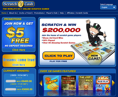 Free Online Scratch Offs Win Real Money