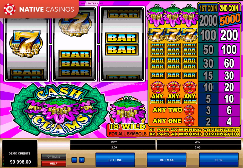 Play Cash Clams