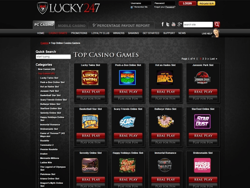 247 Casino Games