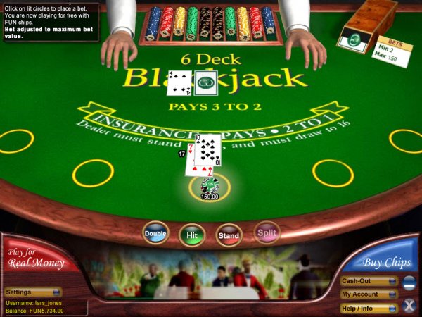 6 Deck Blackjack Online