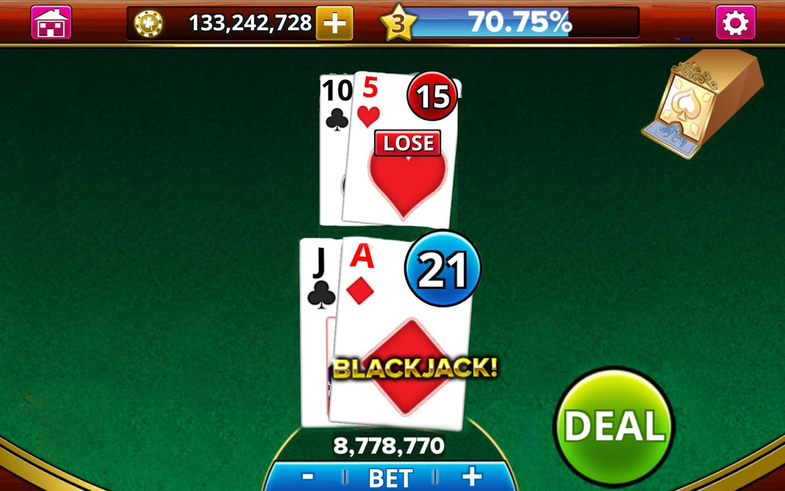 Free Blackjack App