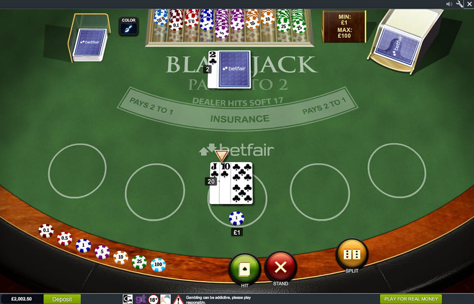 Online Blackjack For Money