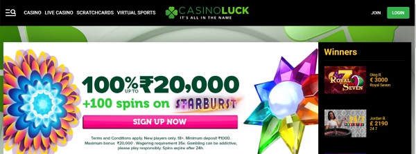 Casinoluck Mobil Gambling