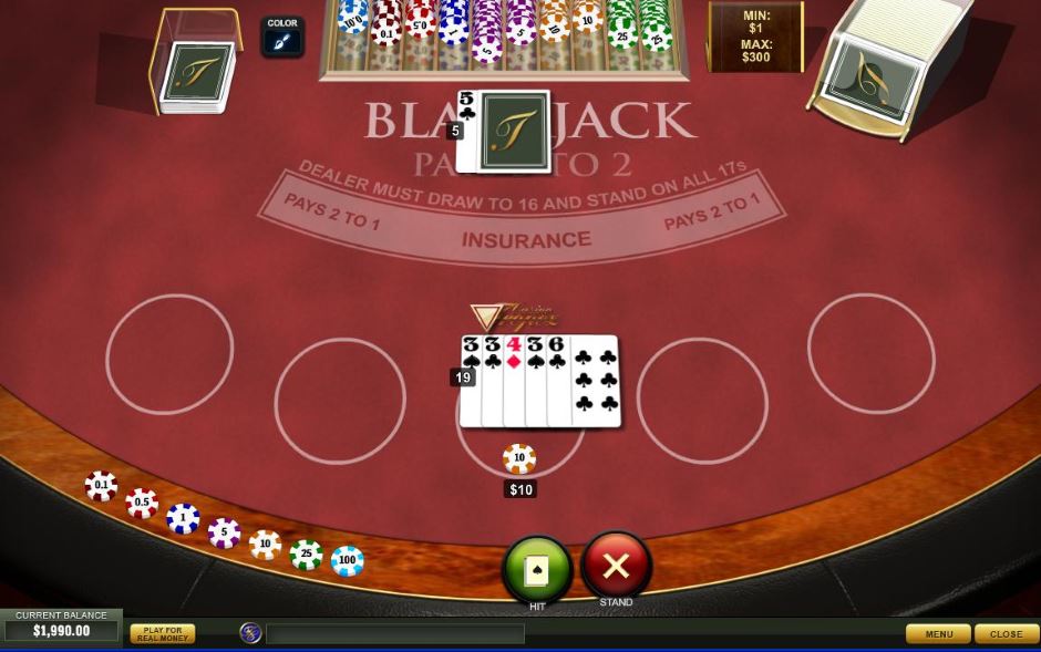 Real Online Blackjack