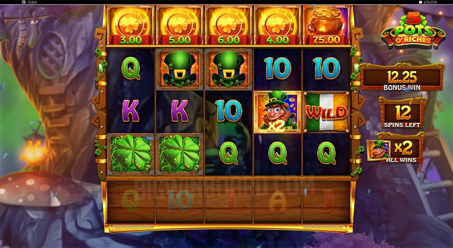 5 Pots O Riches Online Slot Gaming