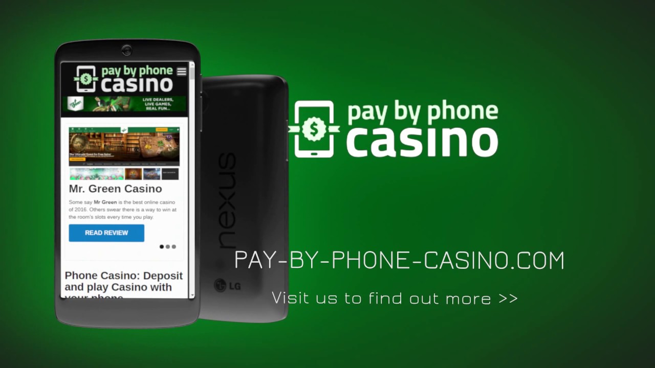 Casino Pay With Phone Bill Gambling