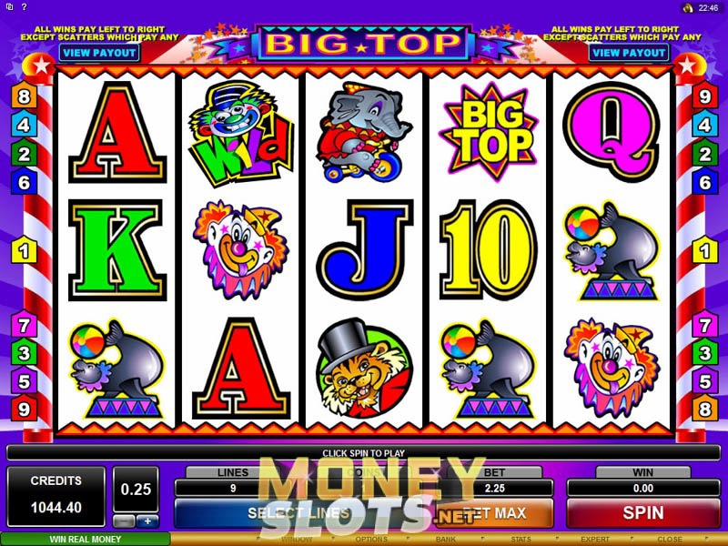 Big Top Slot Gaming