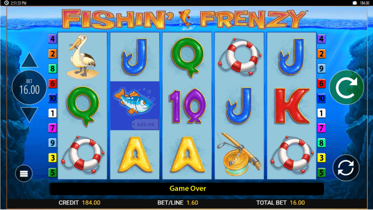 Play Fishin Frenzy Slot Gambling