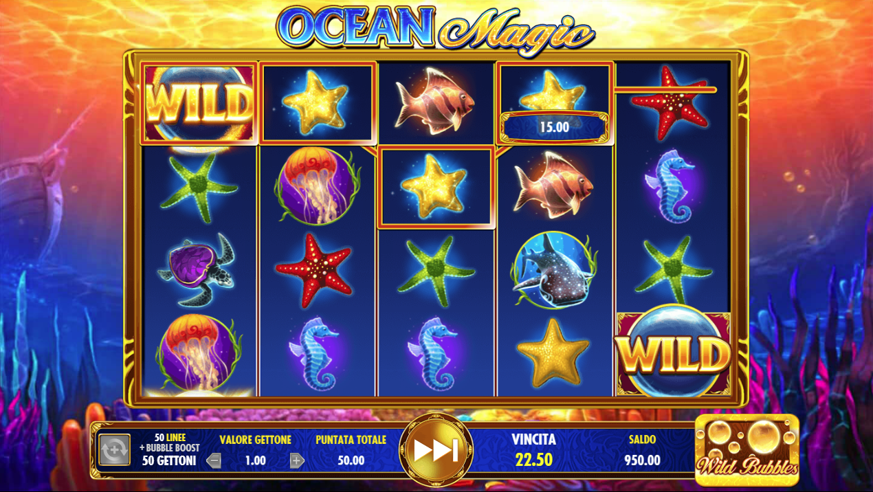 Ocean Magic Slot Gambling