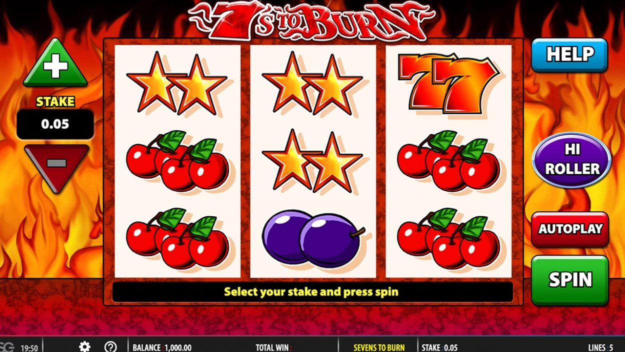 7s To Burn Free Demo Gambling