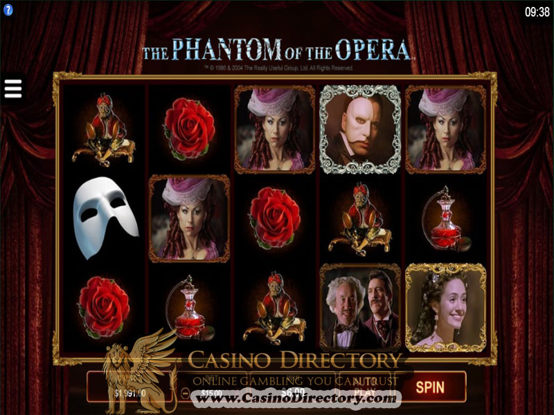 Phantom Of The Opera Slots Gaming