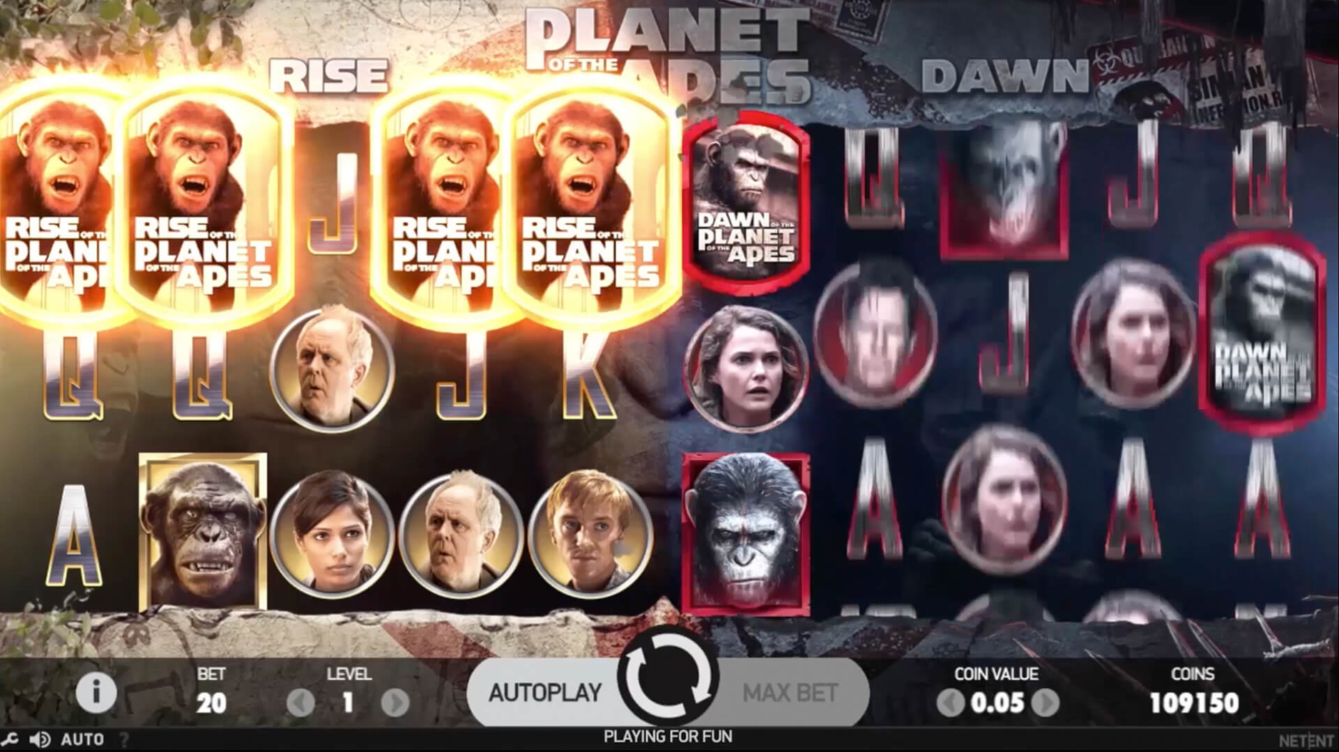 Planet Of The Apes Slot Gaming