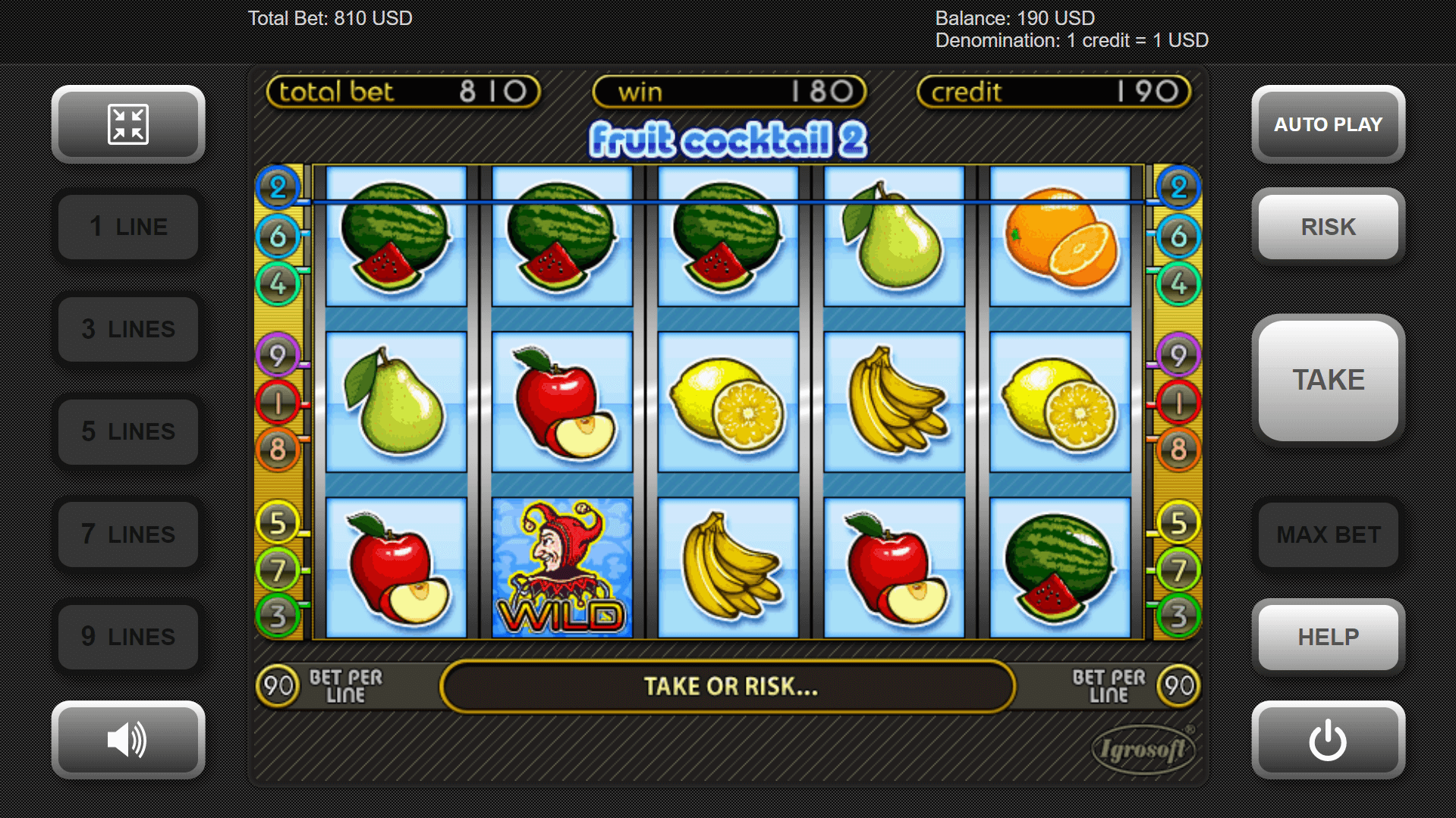 Slot Fruty Gaming