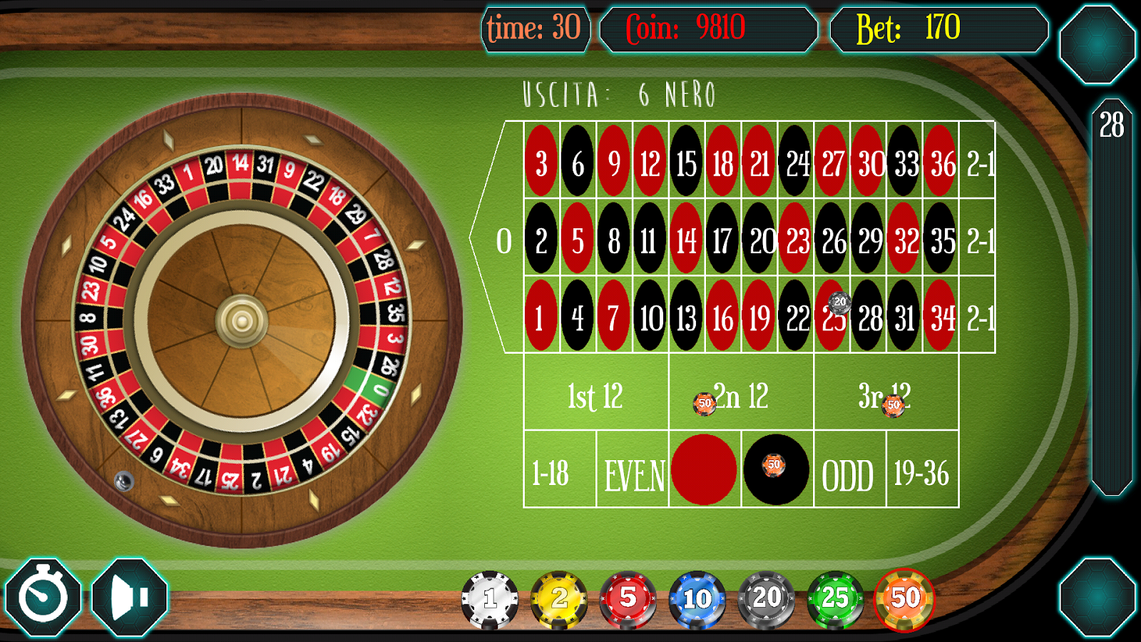 Online Roulette Free Bet Gaming