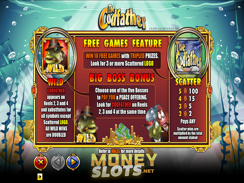 The Codfather Slot Gambling