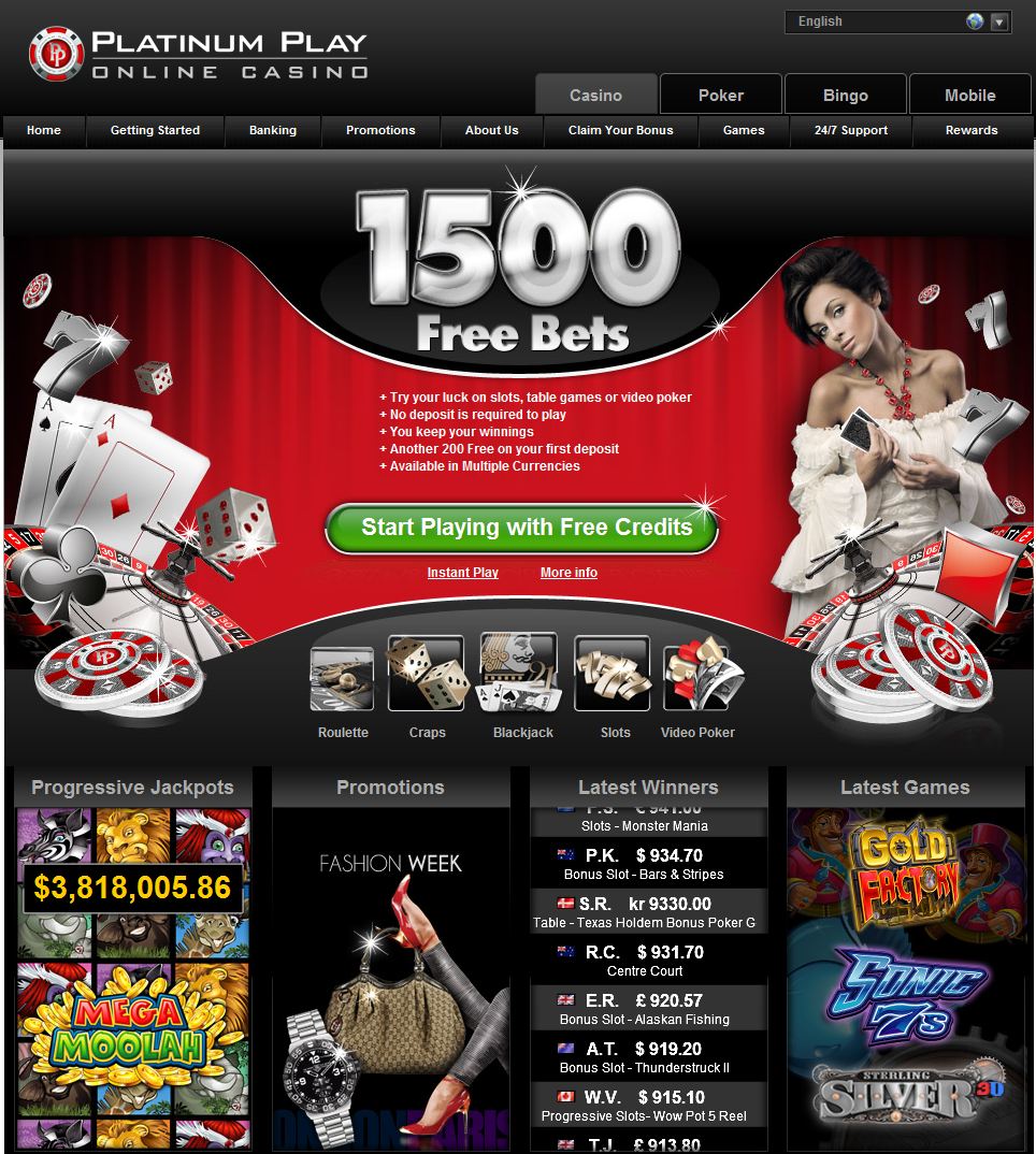 Platinum Vip Casino Gambling