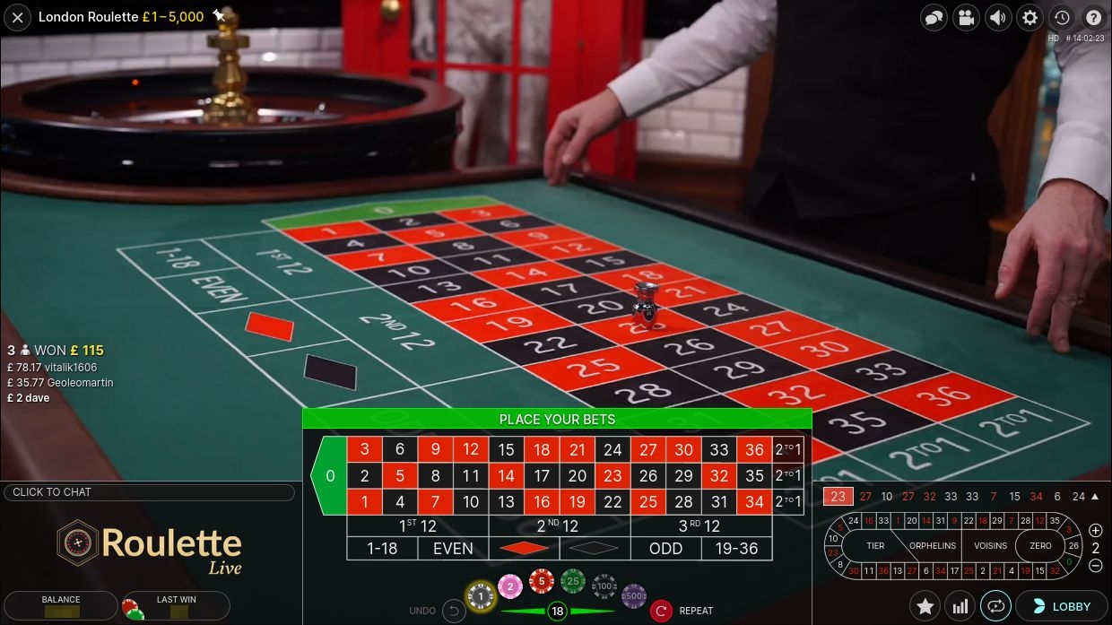 Live Dealer Roulette Demo Gambling