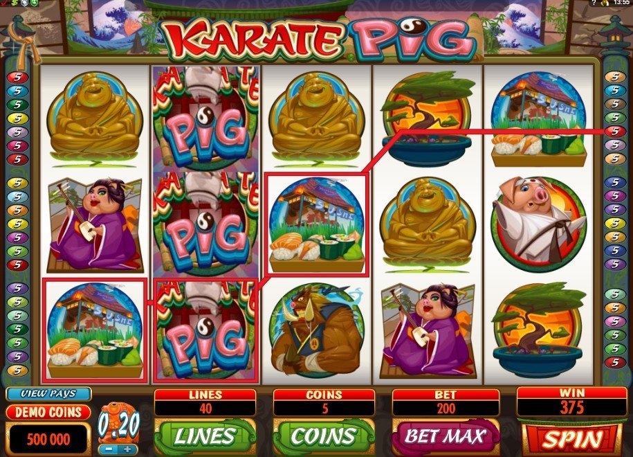 Karate Pig Slot Gambling