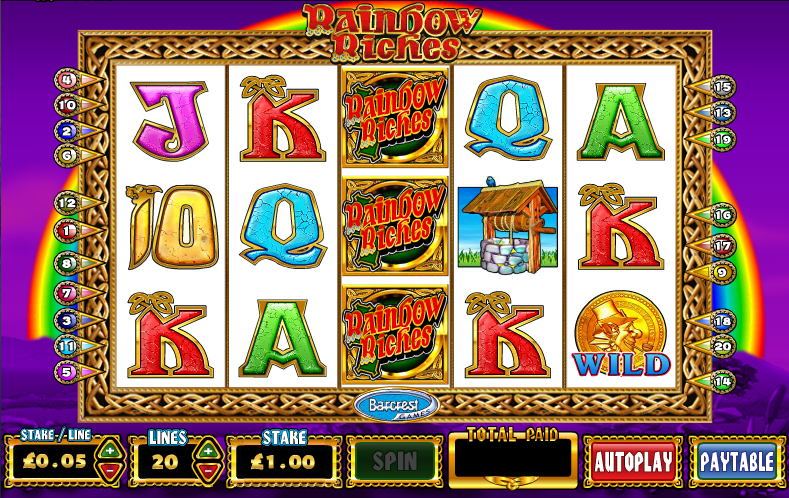 Rainbow Riches Free Online Slots Gambling