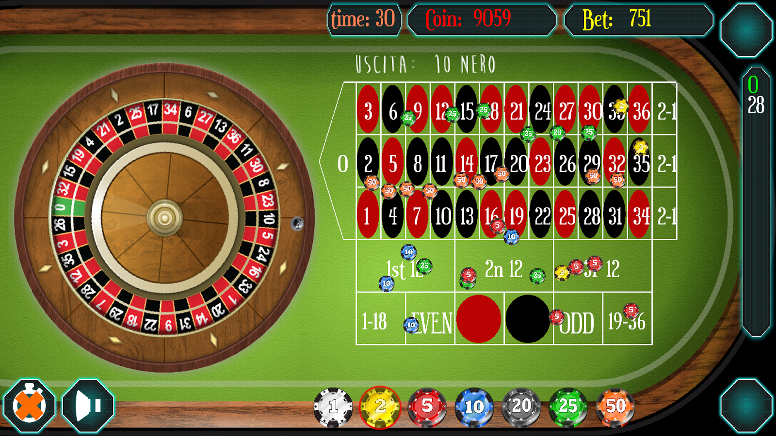 Roulette Mobile Game Gambling