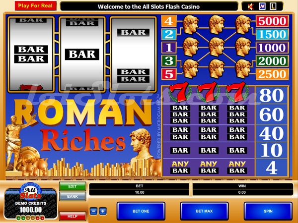 Roman Riches Payout Gambling